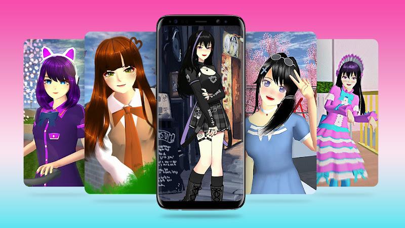 Sakura School Wallpaper & Live ဖန်သားပြင်ဓာတ်ပုံ 0