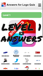 Answers for Logo Quiz Zrzut ekranu 1