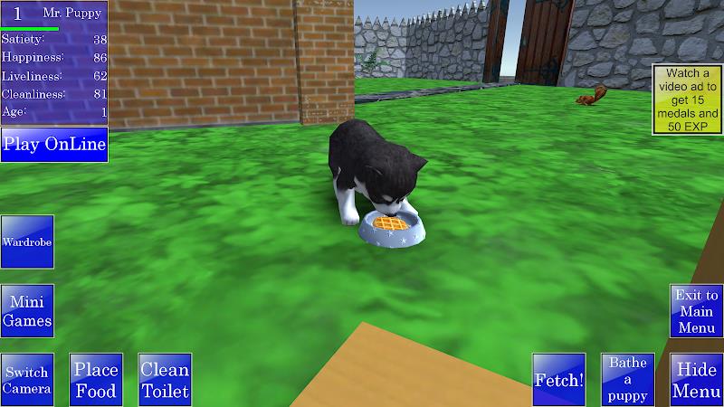 Cute Pocket Puppy 3D Captura de tela 0