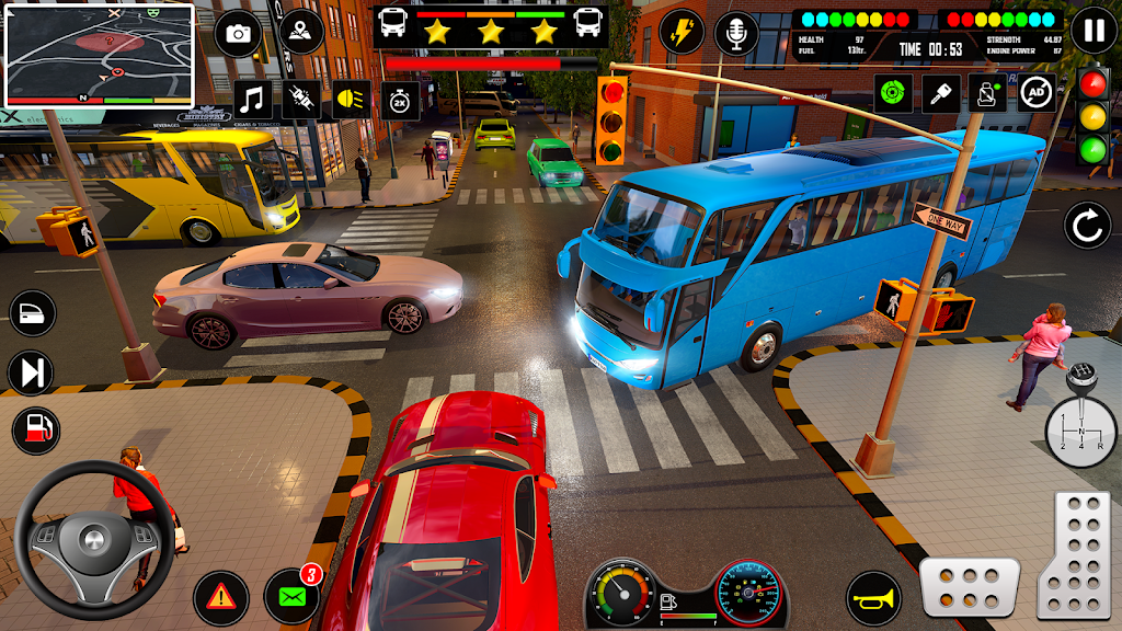 US Bus Simulator 3d Games 2024 Captura de tela 1