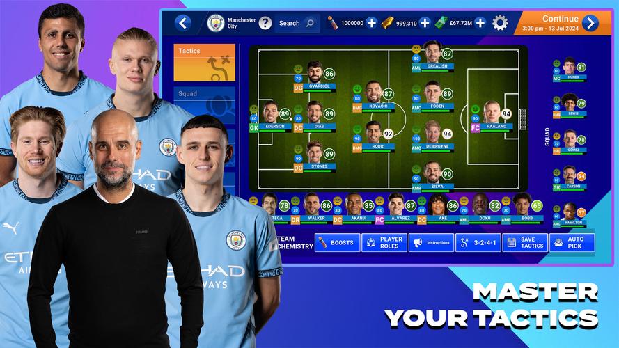 Soccer Manager 2025 - Football スクリーンショット 1