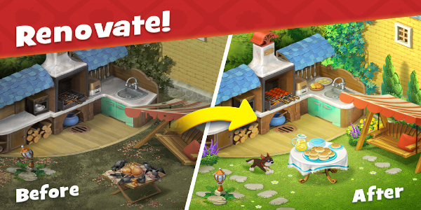 Gardenscapes Captura de pantalla 0
