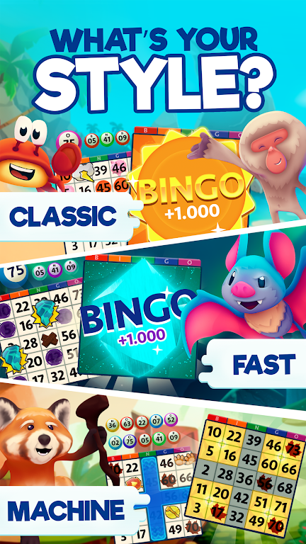 Bingo Bloon - Free Game - 75 Ball Bingo Schermafbeelding 0