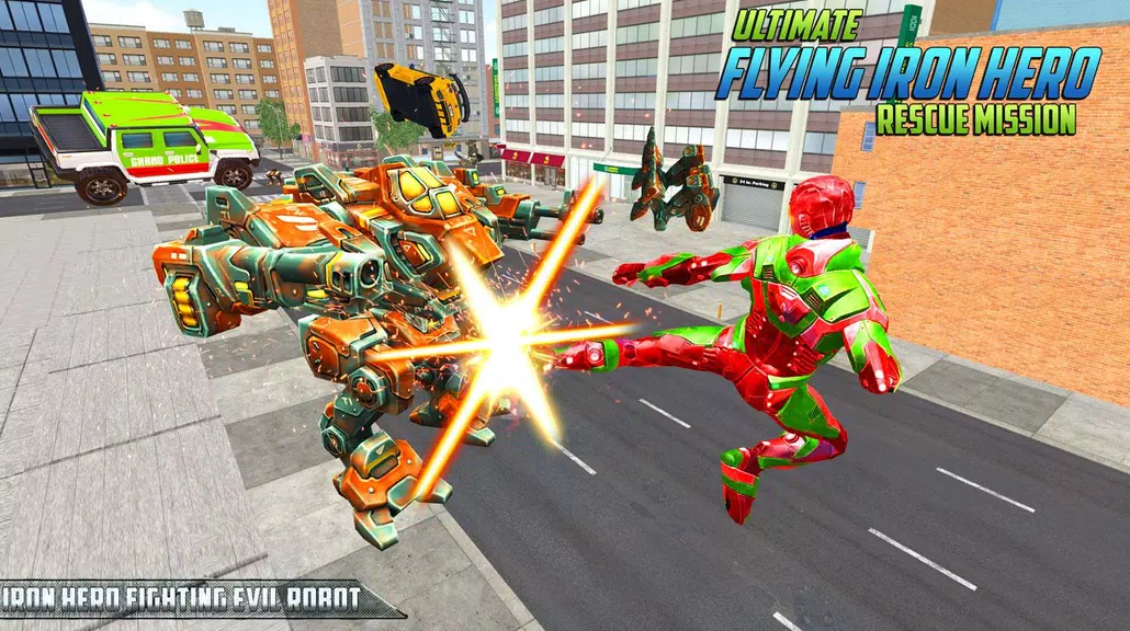 Ultimate KungFu Superhero Iron Fighting Free Game Screenshot 0