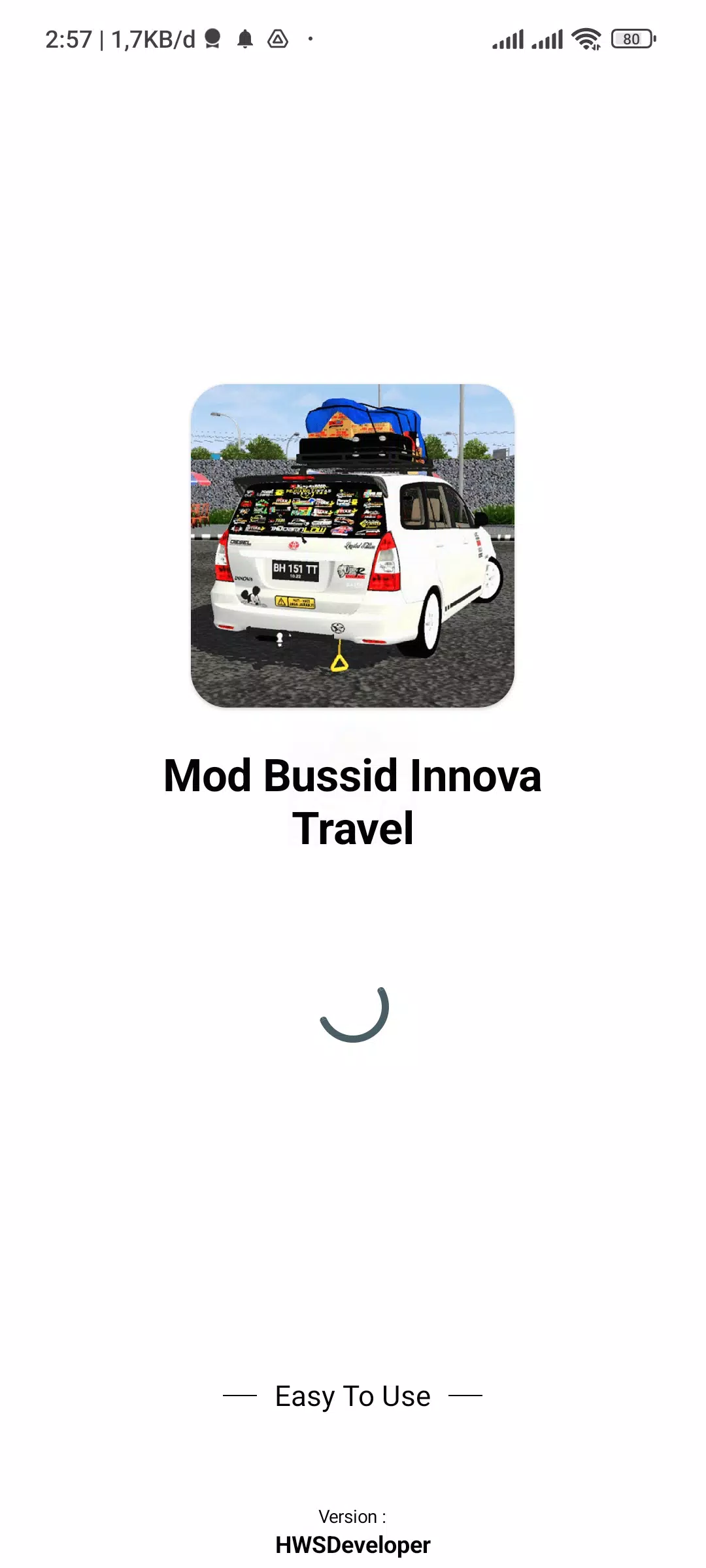 Mod Bussid Innova Travel Ảnh chụp màn hình 1