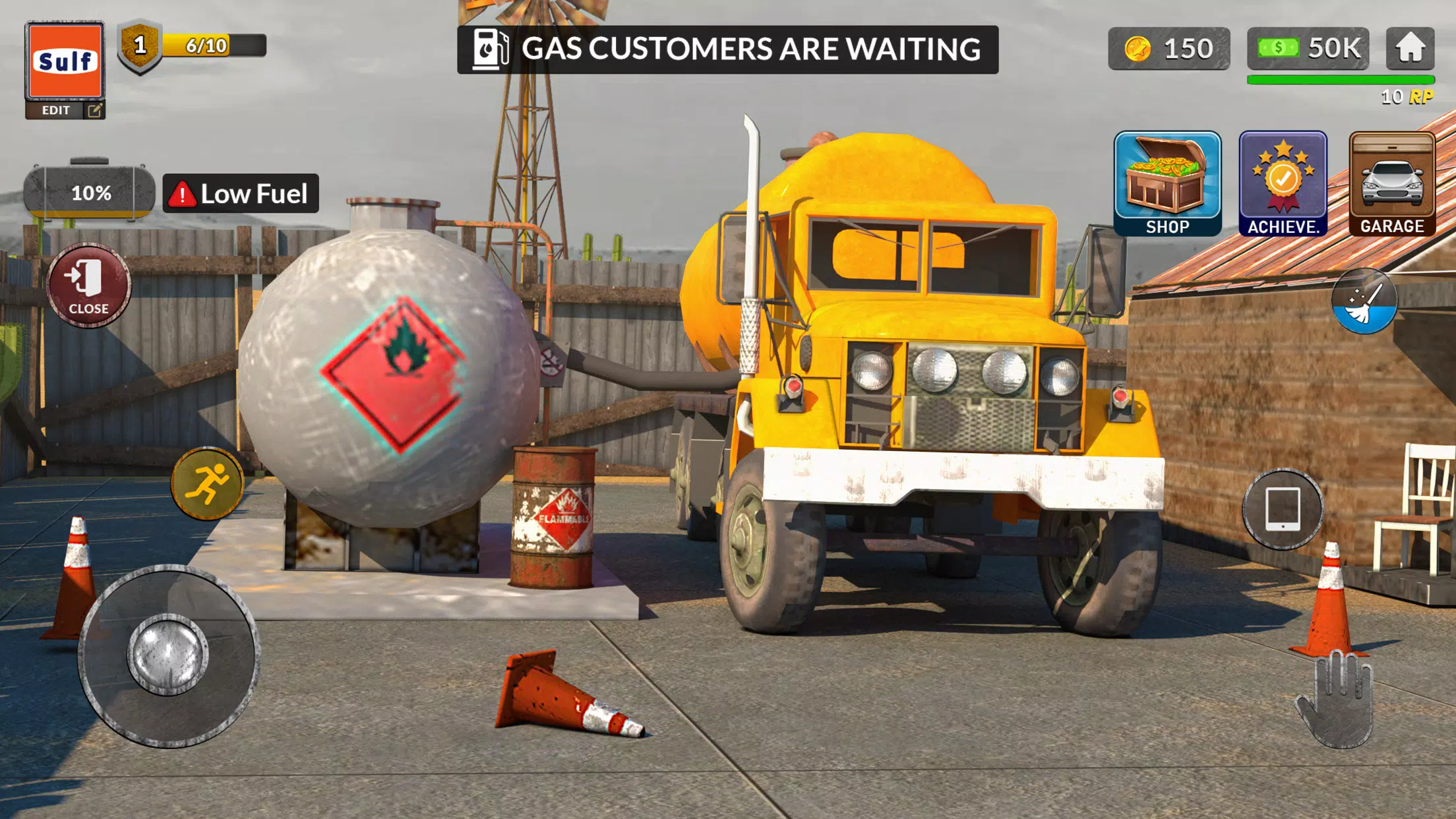 Gas Filling Junkyard Simulator Ảnh chụp màn hình 1