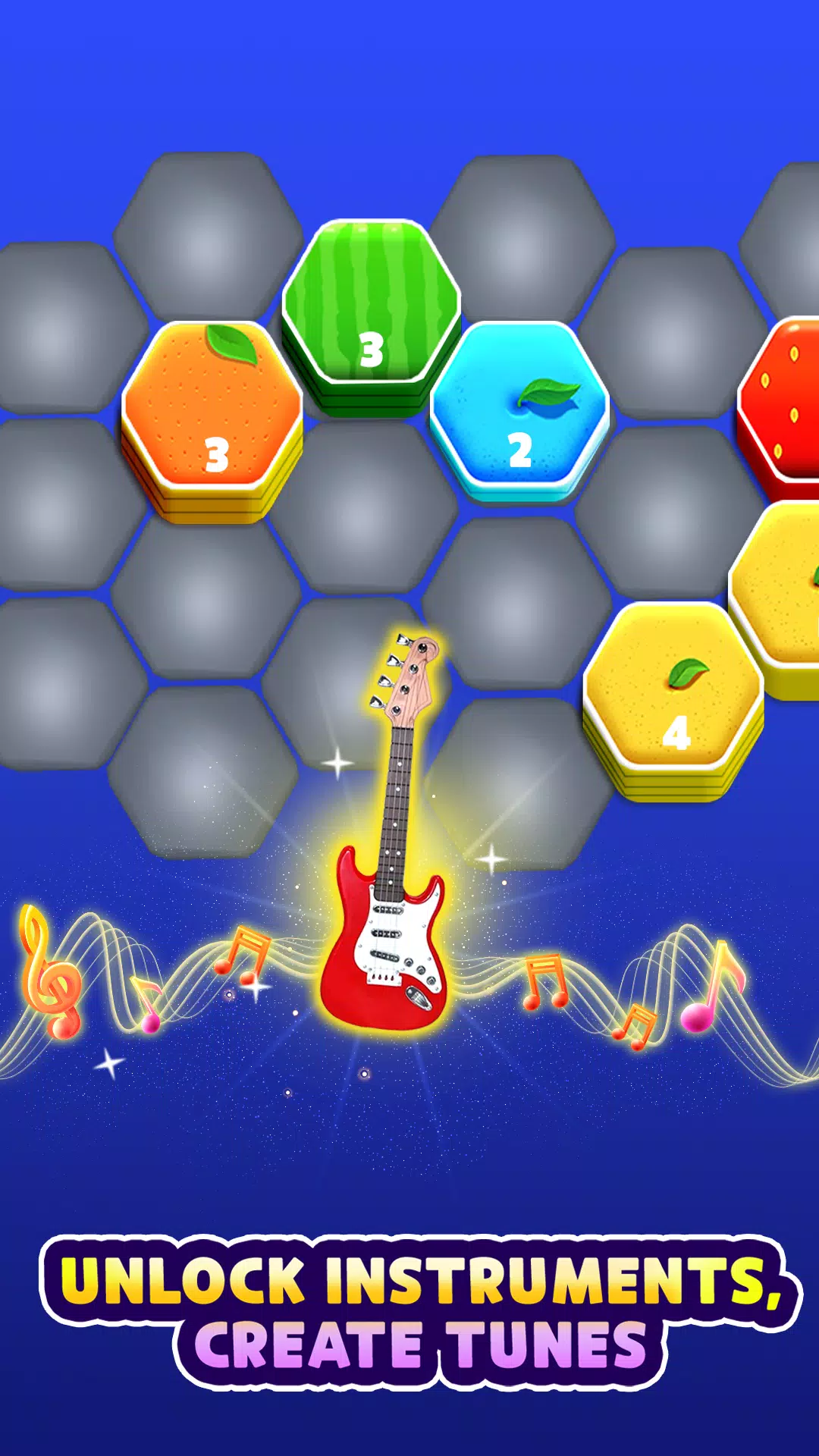 Hexa Music - Color Puzzle Zrzut ekranu 1