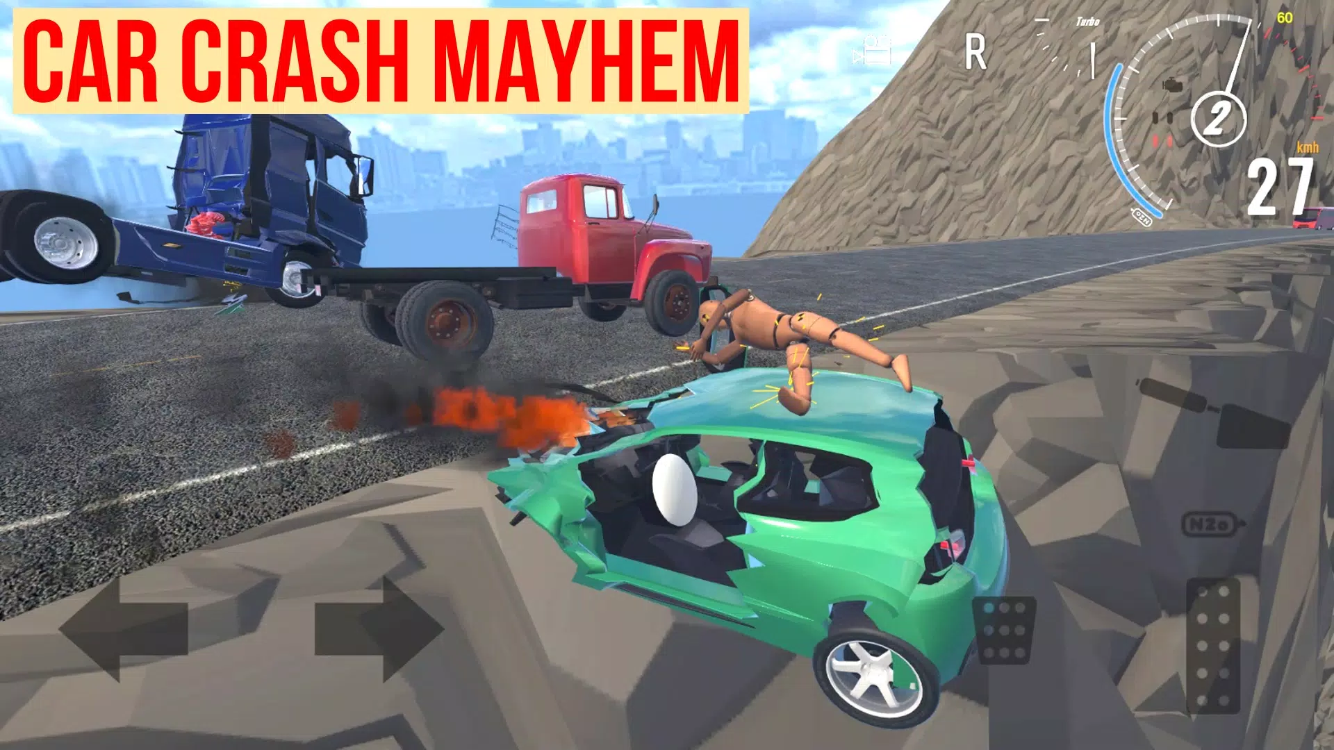 Car Crash Mayhem ဖန်သားပြင်ဓာတ်ပုံ 1