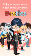 Besties - Make friend & Avatar Capture d'écran 1