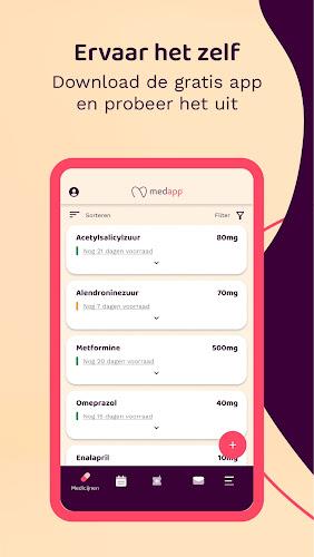 MedApp: jouw medicijnapp ဖန်သားပြင်ဓာတ်ပုံ 1