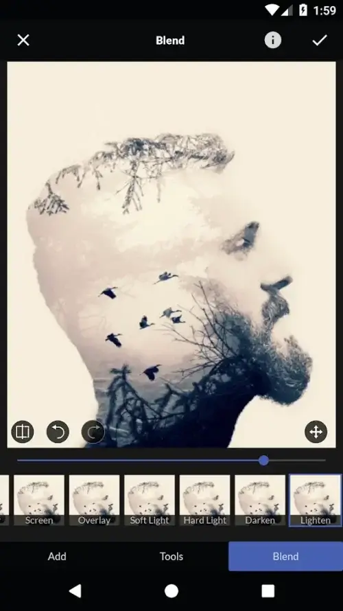 LightX Bilder bearbeiten video Screenshot 0