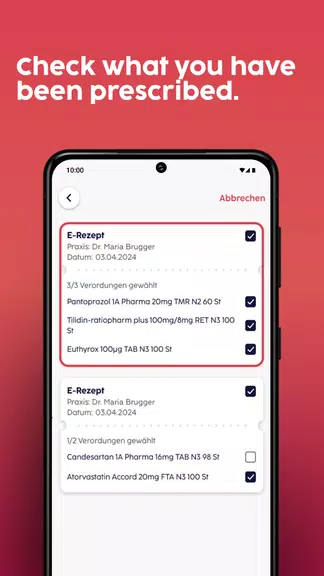gesund.de - E-Prescription App スクリーンショット 2