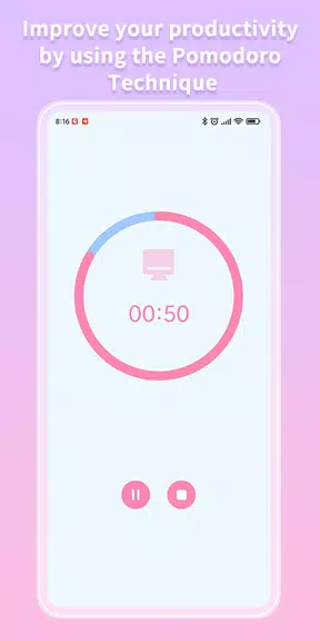 Brain Focus Productivity Timer Schermafbeelding 0