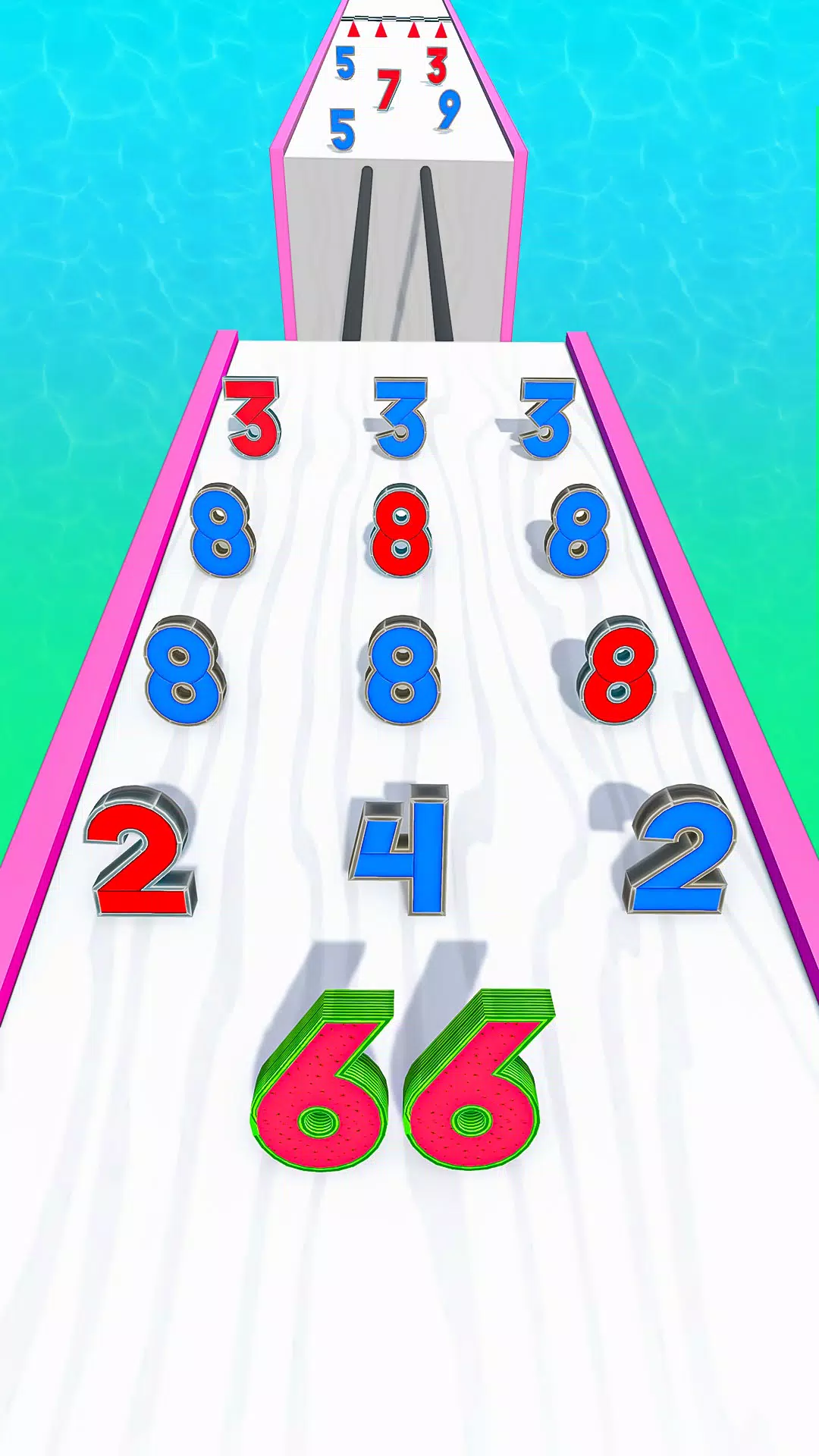 Number Master Run 3D Games স্ক্রিনশট 2