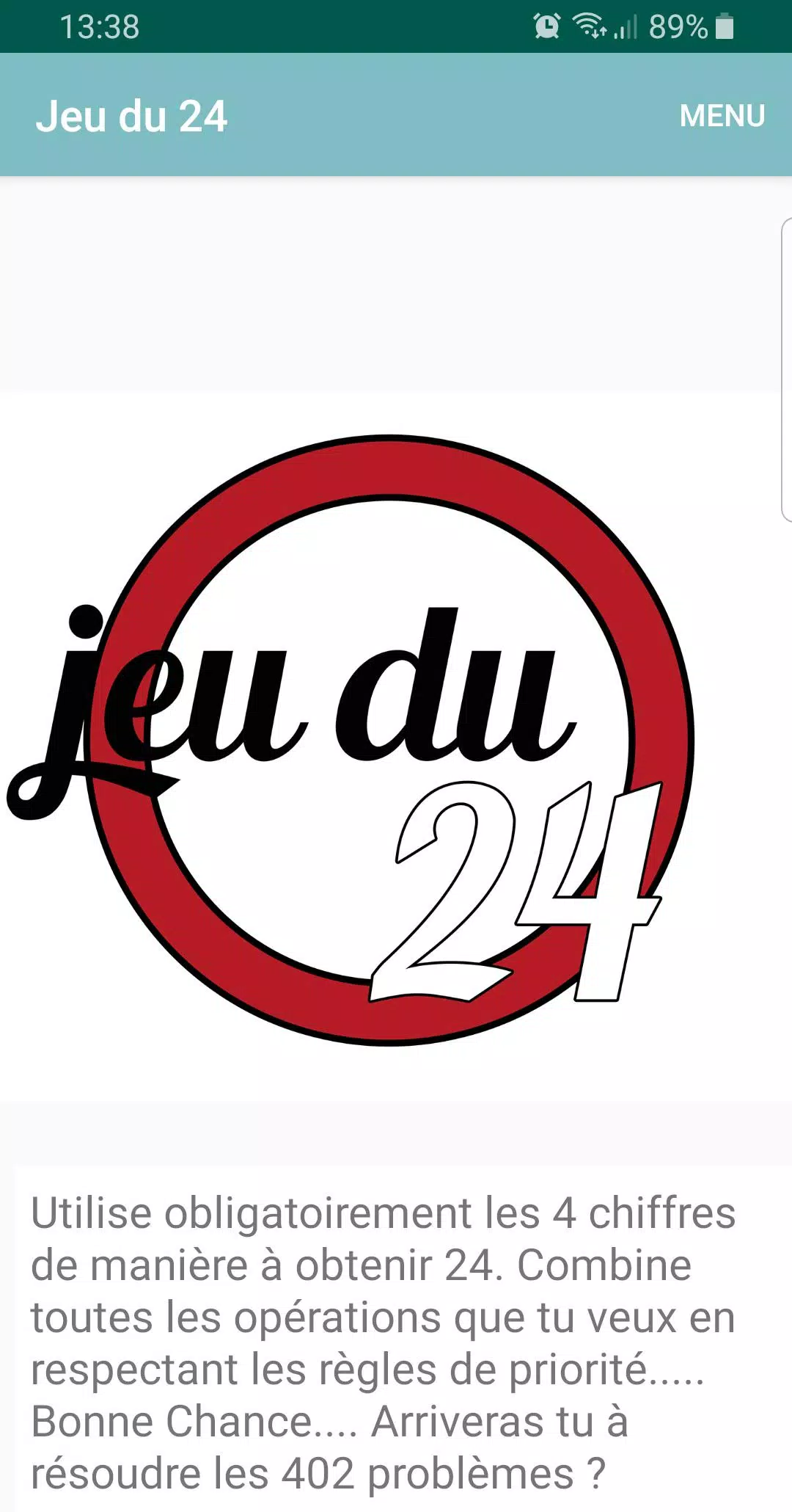 Jeu du 24 स्क्रीनशॉट 0