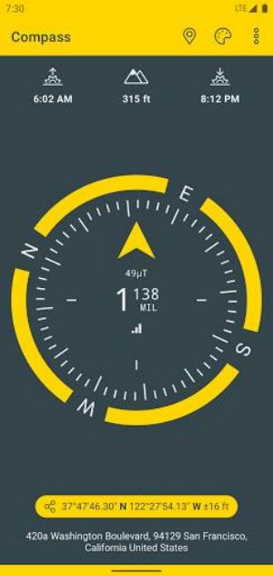 Compass & Altimeter Ekran Görüntüsü 2