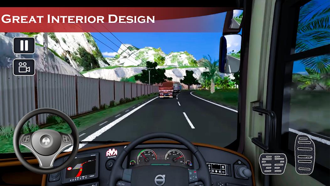 Modern Bus Simulator 3D Game Mod ဖန်သားပြင်ဓာတ်ပုံ 3