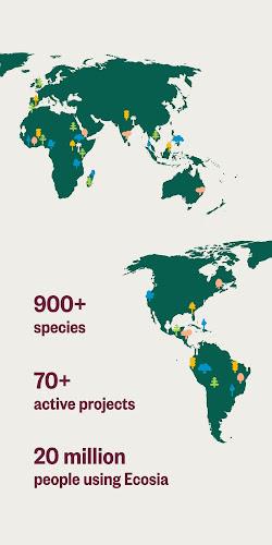 Ecosia: Browse to plant trees. Zrzut ekranu 3