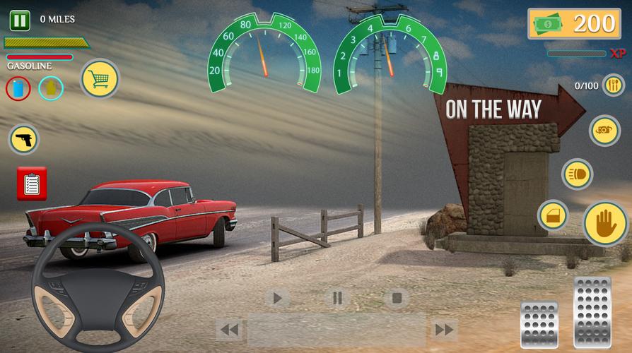 Long Road Trip Games Car Drive Capture d'écran 0