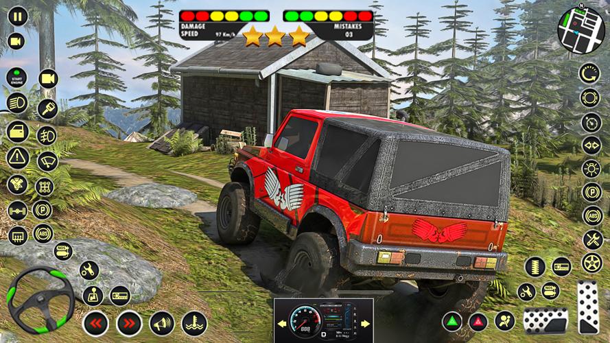 US Offroad Fury Car Driving 3D Captura de tela 2