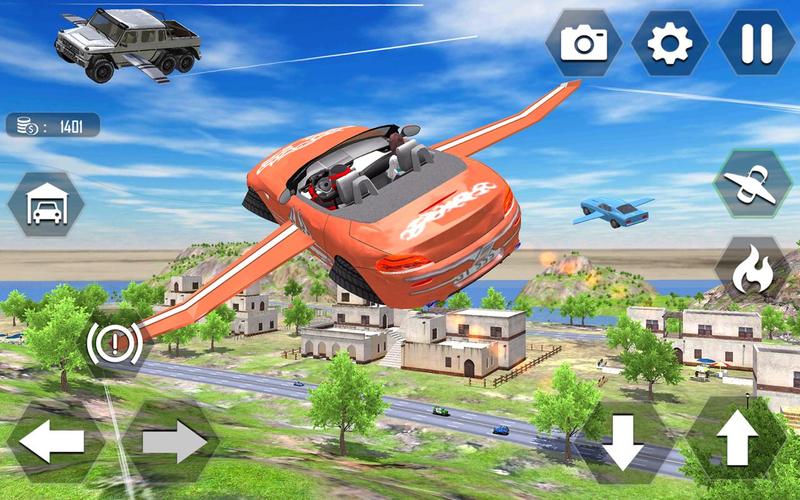 Flying Car Extreme Simulator Ảnh chụp màn hình 1