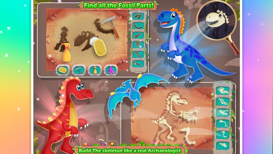 Dino care game ဖန်သားပြင်ဓာတ်ပုံ 1