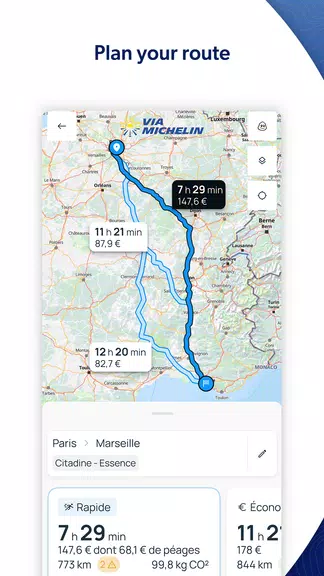 ViaMichelin GPS, Maps, Traffic Screenshot 1