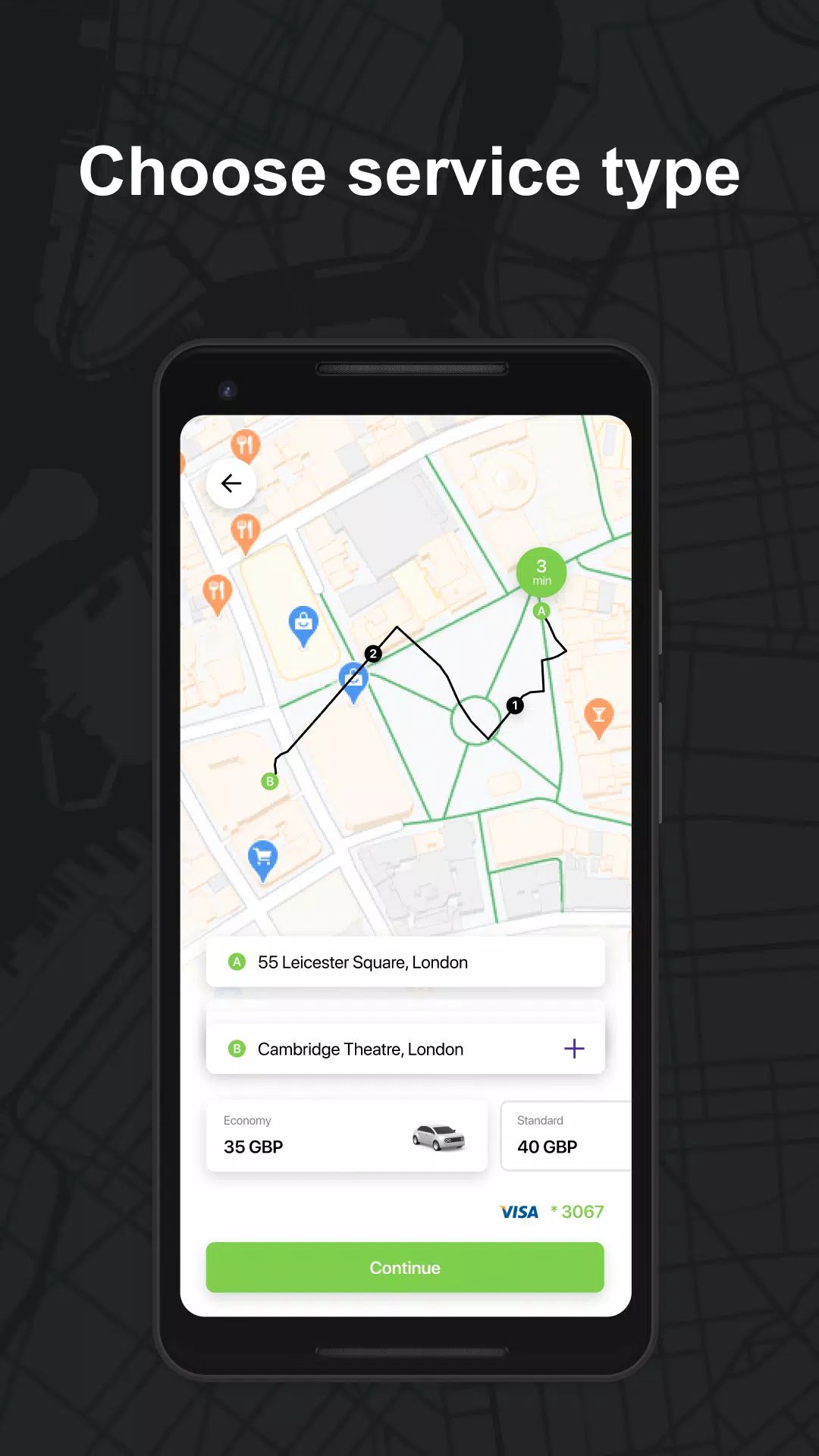 TaxiF - A Better Way to Ride スクリーンショット 2