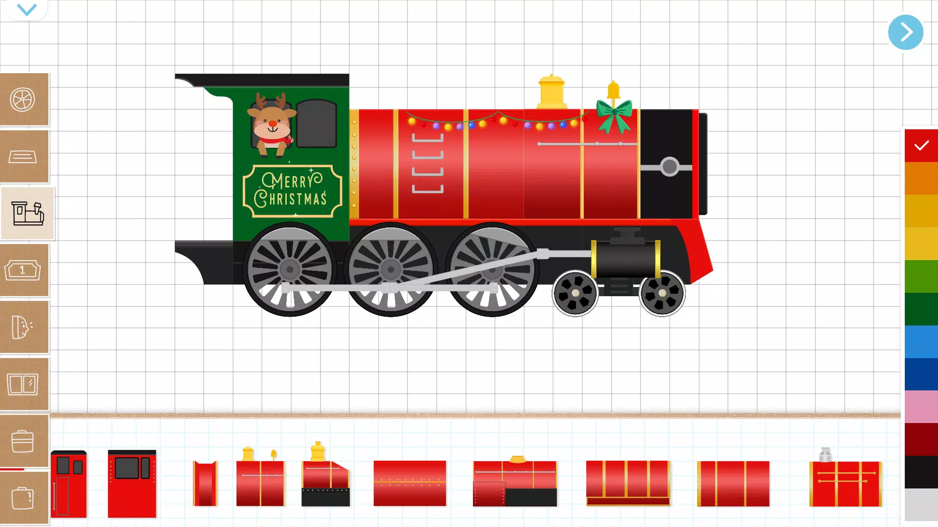 Christmas Train Game For Kids应用截图第1张