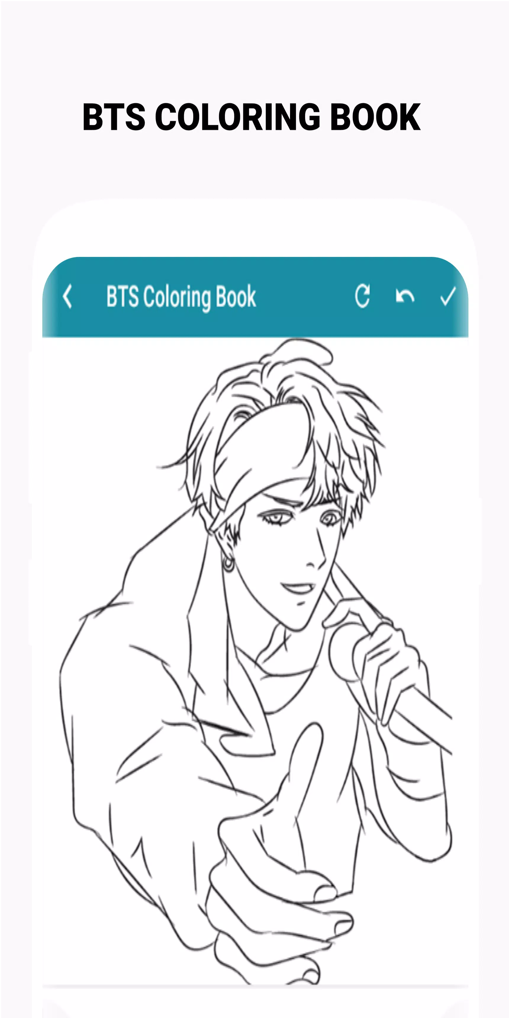 BTS Coloring Book Скриншот 3