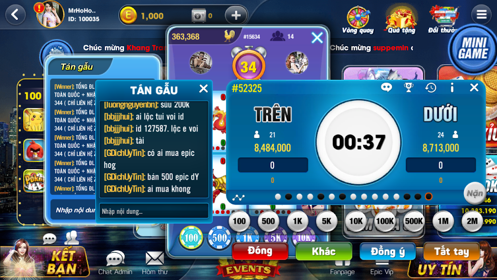 Epic JackPot: Đại gia Game bai Club Schermafbeelding 3