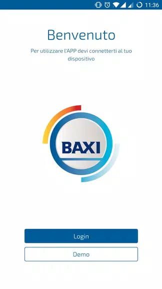 Schermata BAXI HybridApp 0