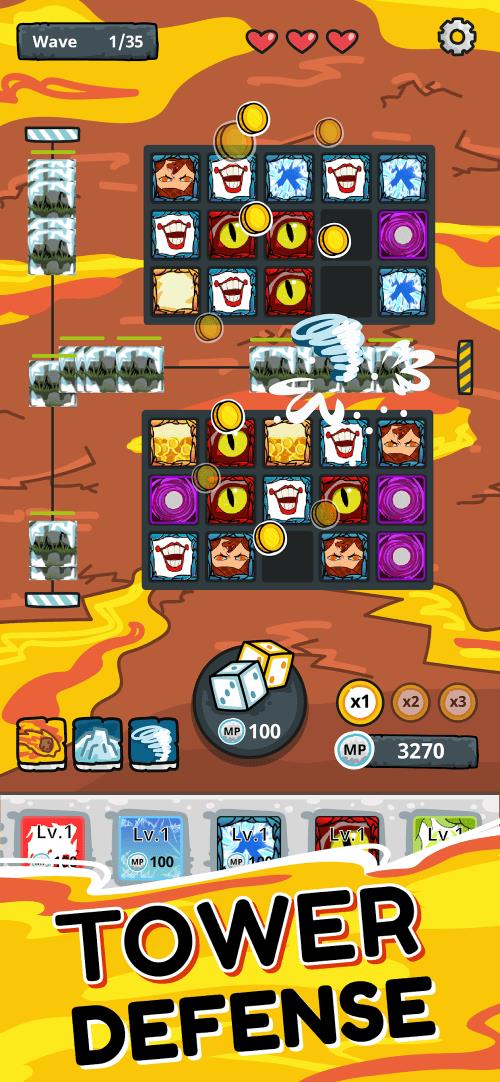 Random Dice Tower Defense Screenshot 2