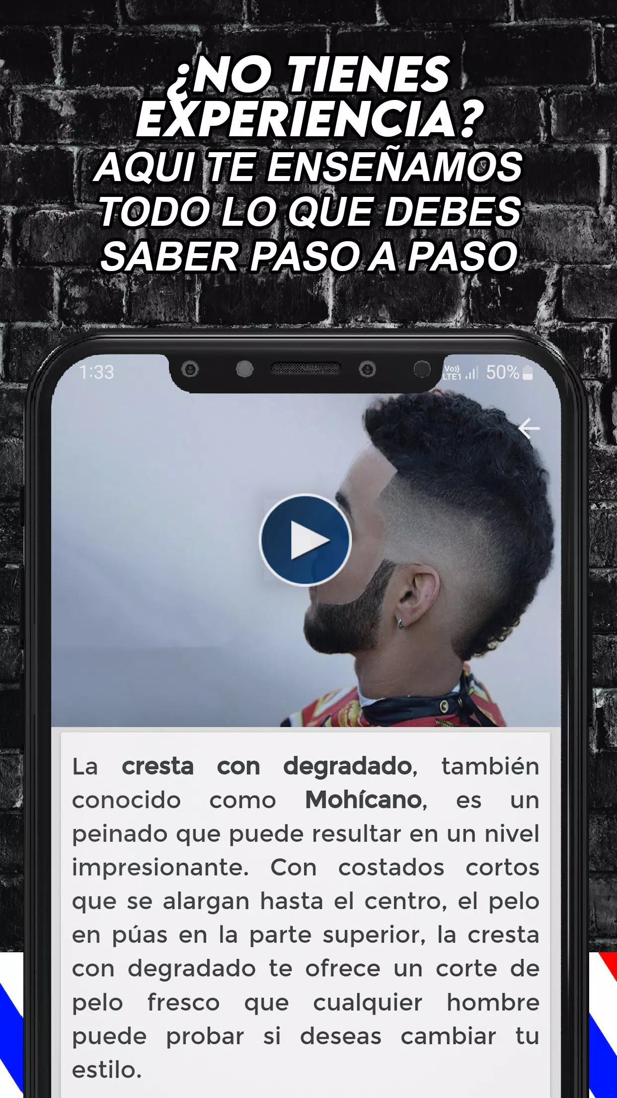 Schermata Curso de Barberia y Peluquería 1