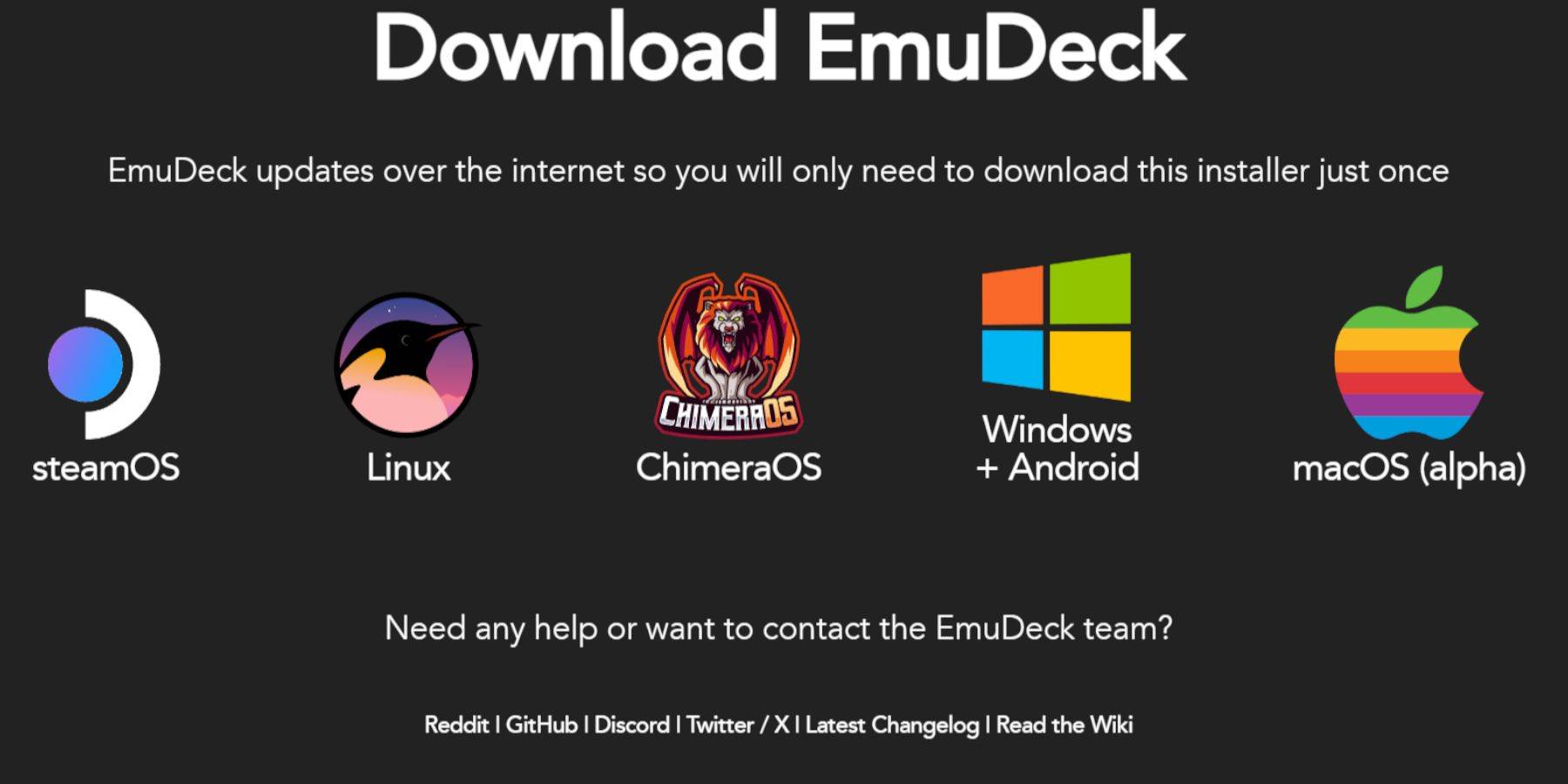 Downloading EmuDeck