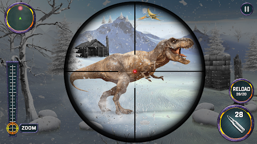 Dino Hunter Sniper 3d: Dinosaur Free FPS Shooting应用截图第0张