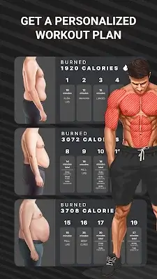 Workout Planner Muscle Booster Schermafbeelding 1