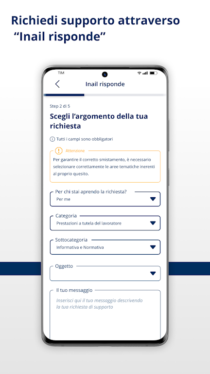 App Inail Captura de tela 2