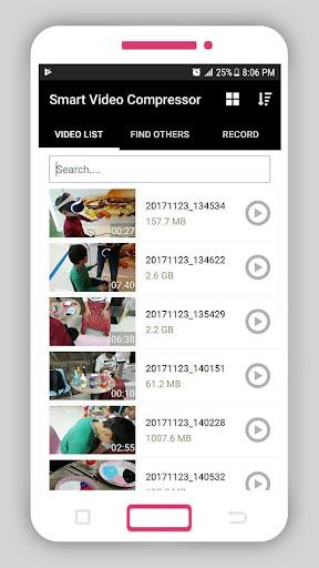 Smart Video Compressor resizer (MOD) স্ক্রিনশট 0