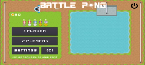 Schermata Battle Pong 2