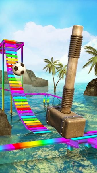 Sky Rolling Balls 3D 스크린샷 1