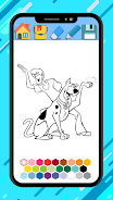 Scooby coloring doo cartoon ga 스크린샷 2