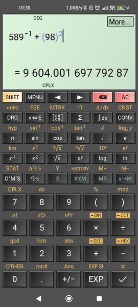 HiPER Scientific Calculator应用截图第1张