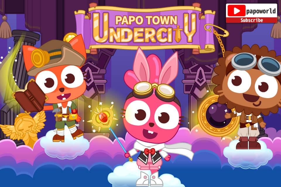 Papo Town: Underground City Tangkapan skrin 1