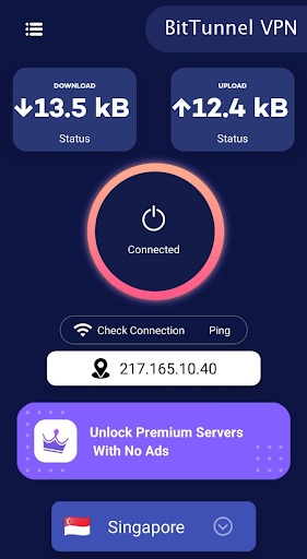 BitTunnel VPN –Secure Internet Tangkapan skrin 2