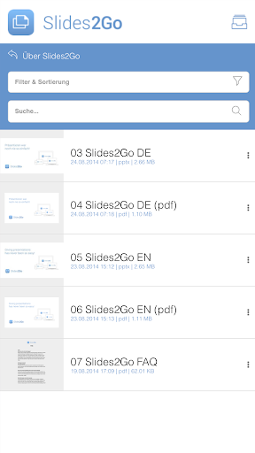 Slides2Go স্ক্রিনশট 1