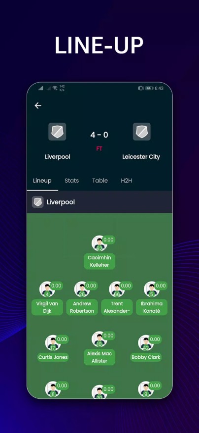 HesGoal - Live Football TV HD Скриншот 2