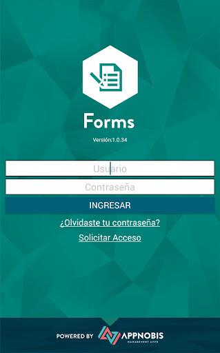 Schermata FORMS 0