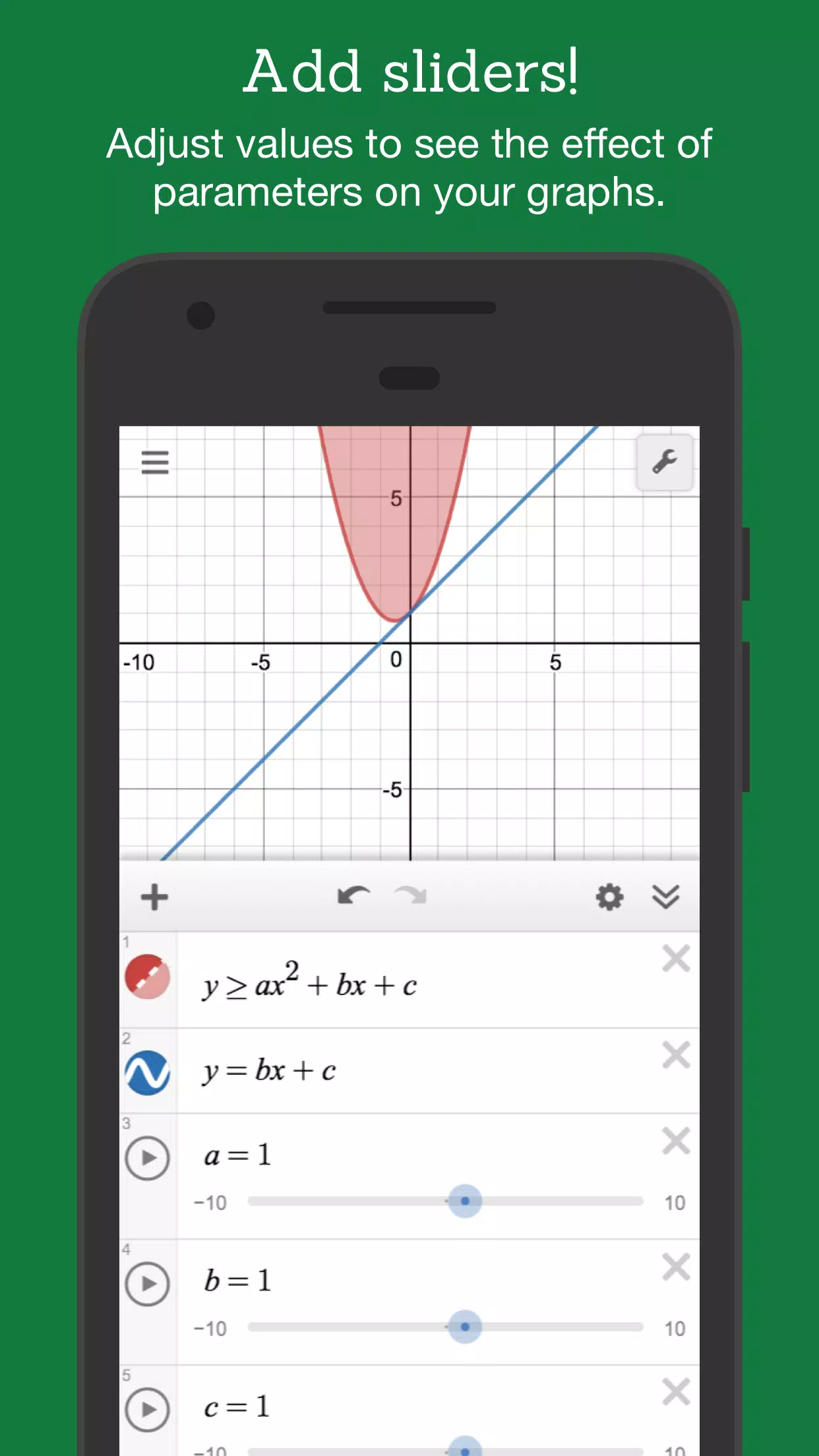 Schermata Desmos 2