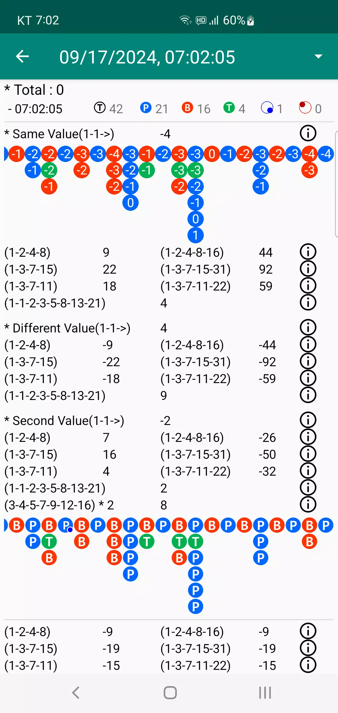 Baccarat Analyzer Capture d'écran 1